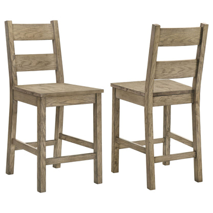 Cressley - Counter Chair (Set of 2) - Light Oak