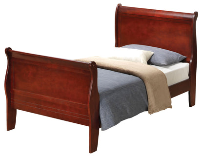 Panel Sleigh Bed