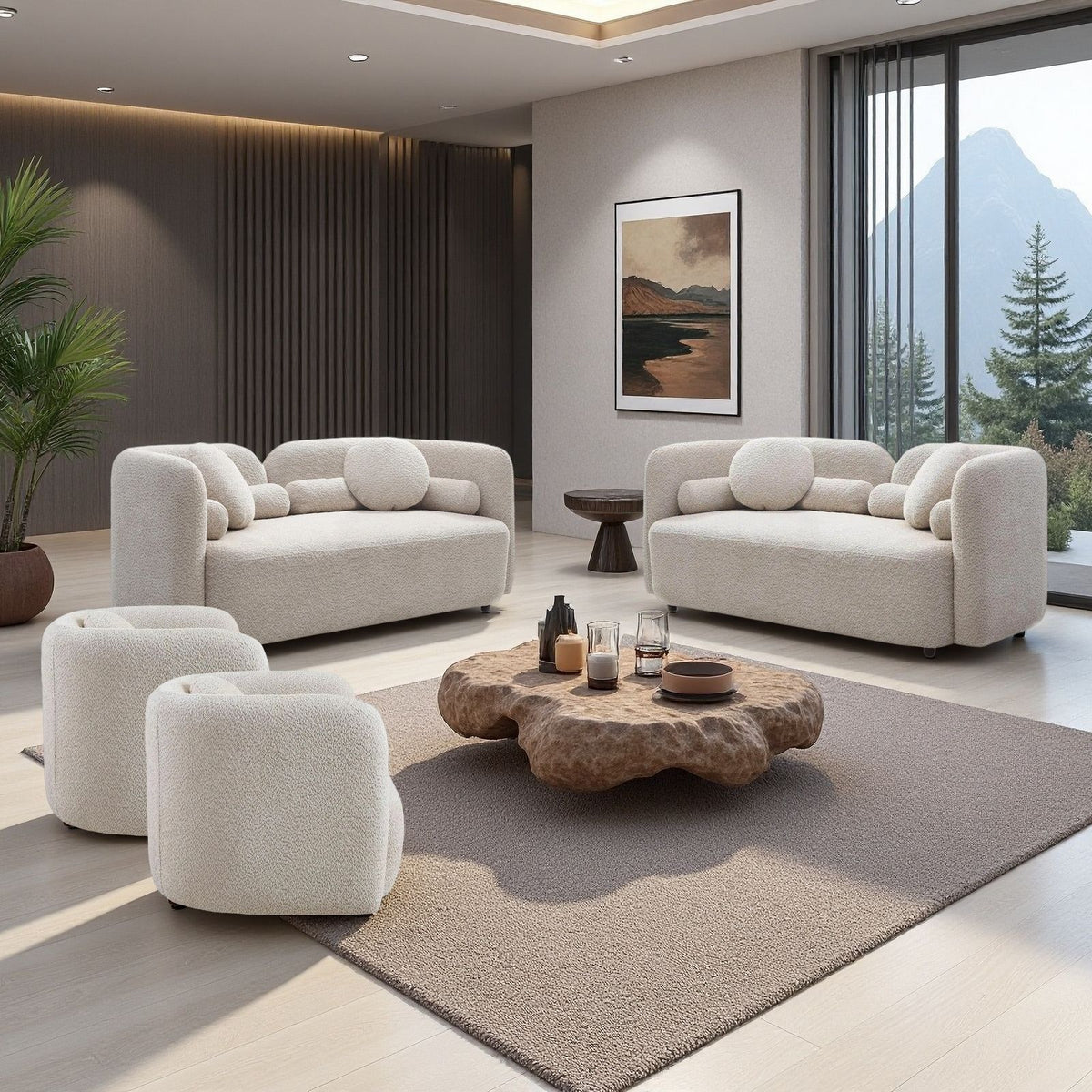 Japandi Living Room Set