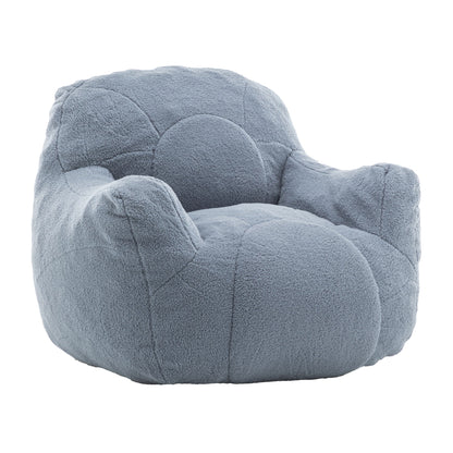 Comfy Bean Bag Chair With Filler, Fluffy And Cozy Seating