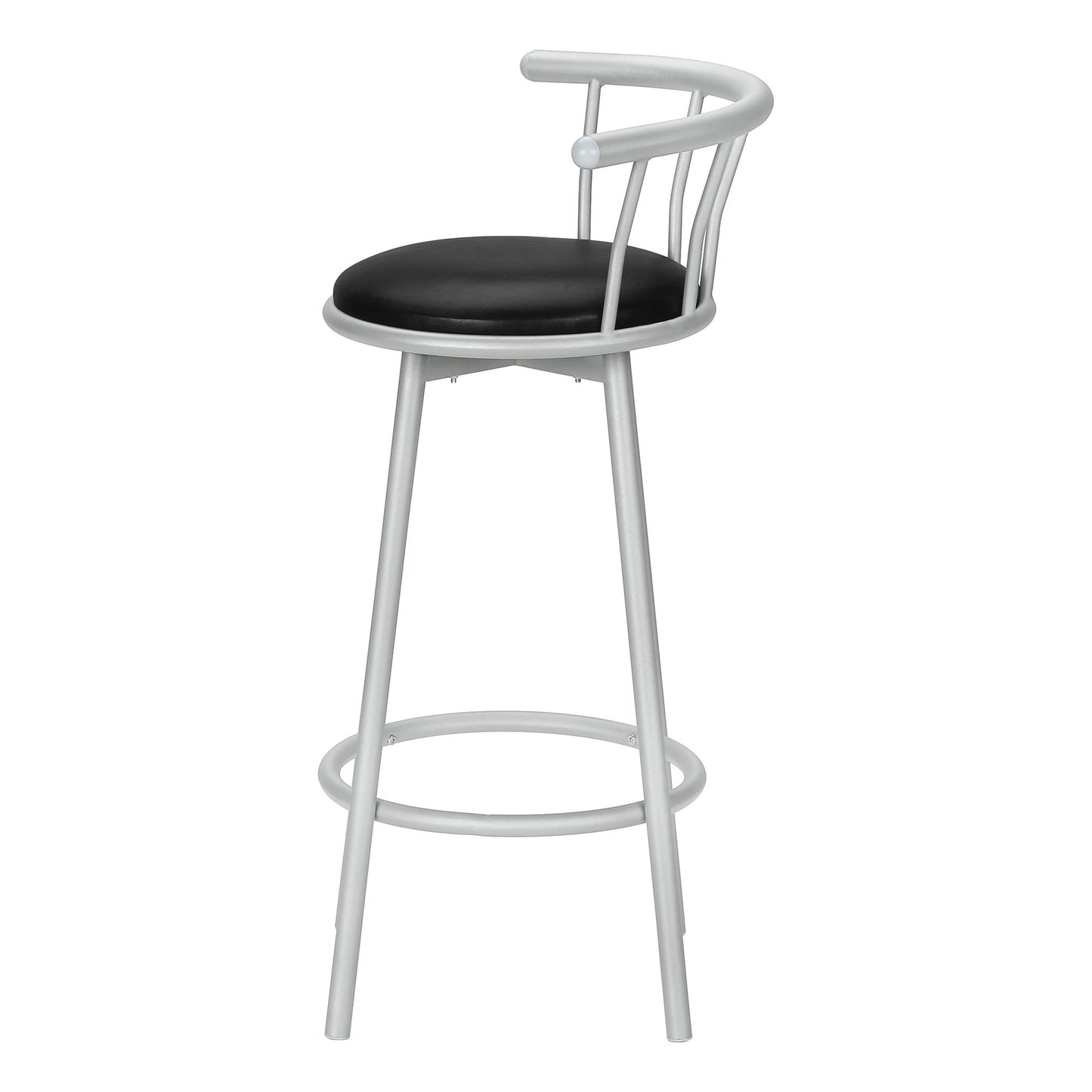 Swivel Stool Bar Height, Stylish Design Contemporary & Modern (Set of 2)