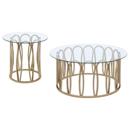 2 Piece Coffee And End Table Set - Chocolate