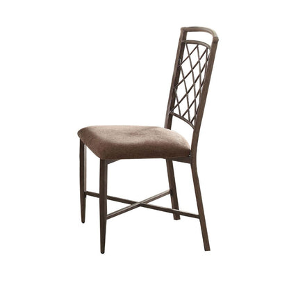 Aldric - Side Chair (Set of 2) - Fabric & Antique