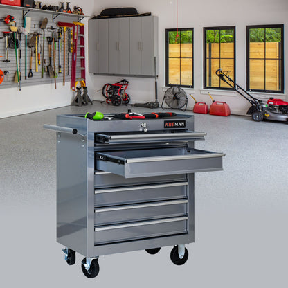 7 Drawers Multifunctional Tool Cart With Wheels