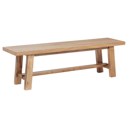 Backless Dining Bench - Natural