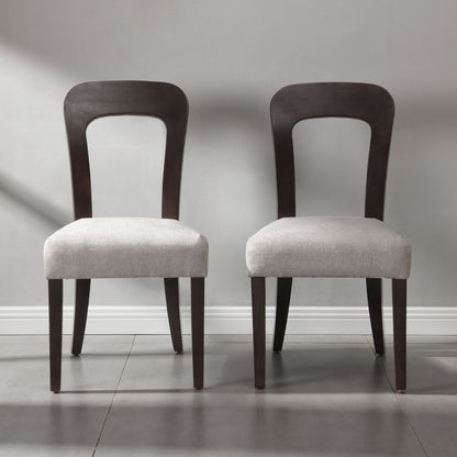 Upholstered Dining Chairs (Set of 2) - Gray