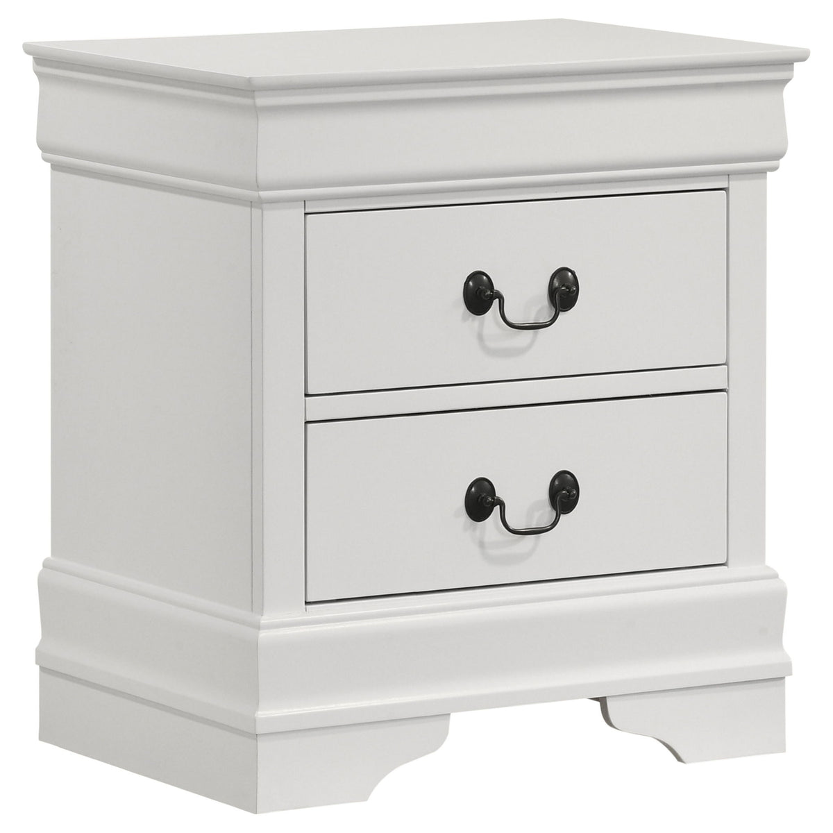 2 Drawer Nightstand - White