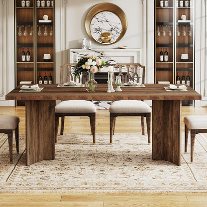 Dining Table For 4 - 6 People, Kitchen Table With Thick Top