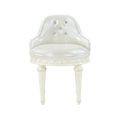 Dorothy - Vanity Chair With Swivel Chair Only - Ivory