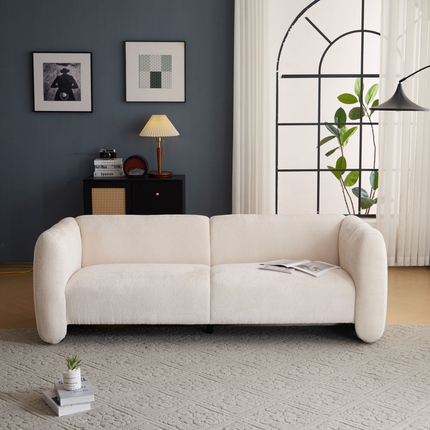 Tonson - 3 Seater Sofa, Wave Design