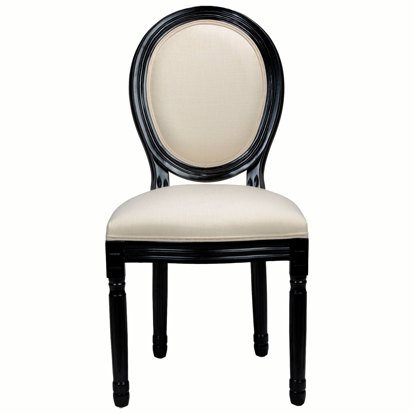 Upholstered & Round Back Dining Chairs (Set of 2)