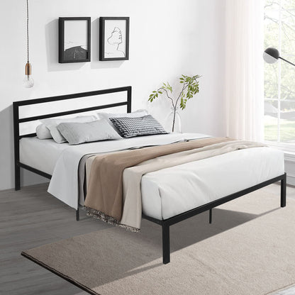 Metal Bed Frame With Headboard