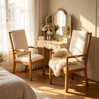 Dining Chairs With Ergonomic Design (Set of 2)