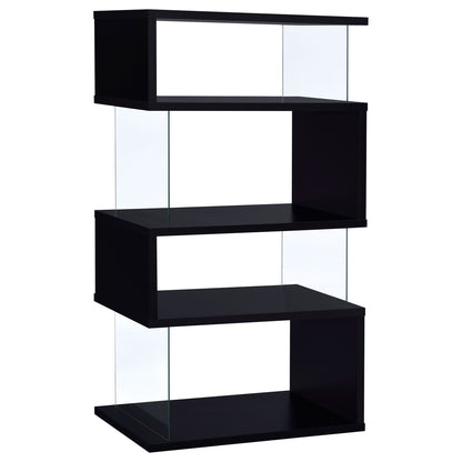 Elias - 4 Shelf Bookshelf With Zigzag Design