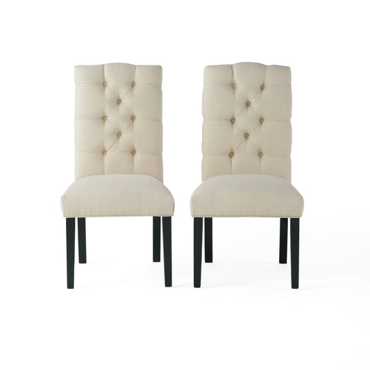 Harding - Tufted Dining Chair (Set of 2) - Natural
