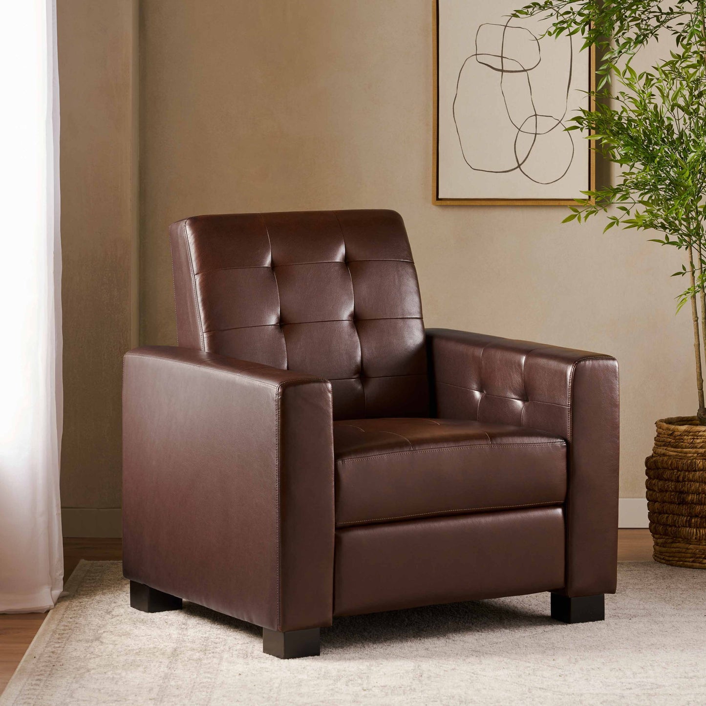 Langseth - Contemporary Tufted Pushback Recliner
