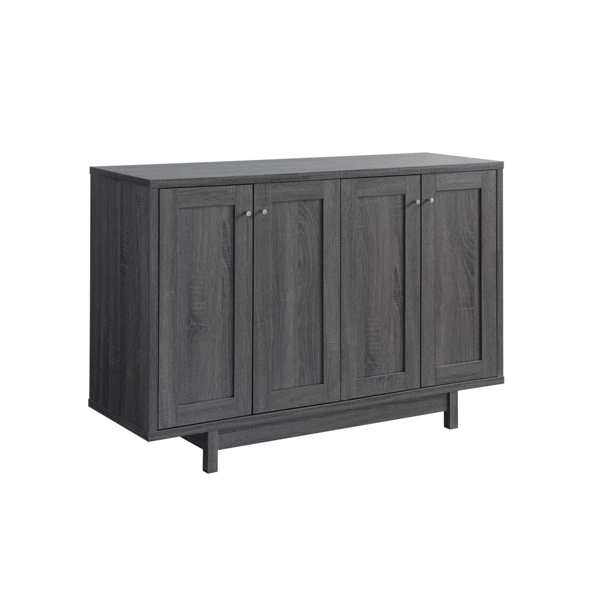 Buffet Four Door With Six Shelves - Gray