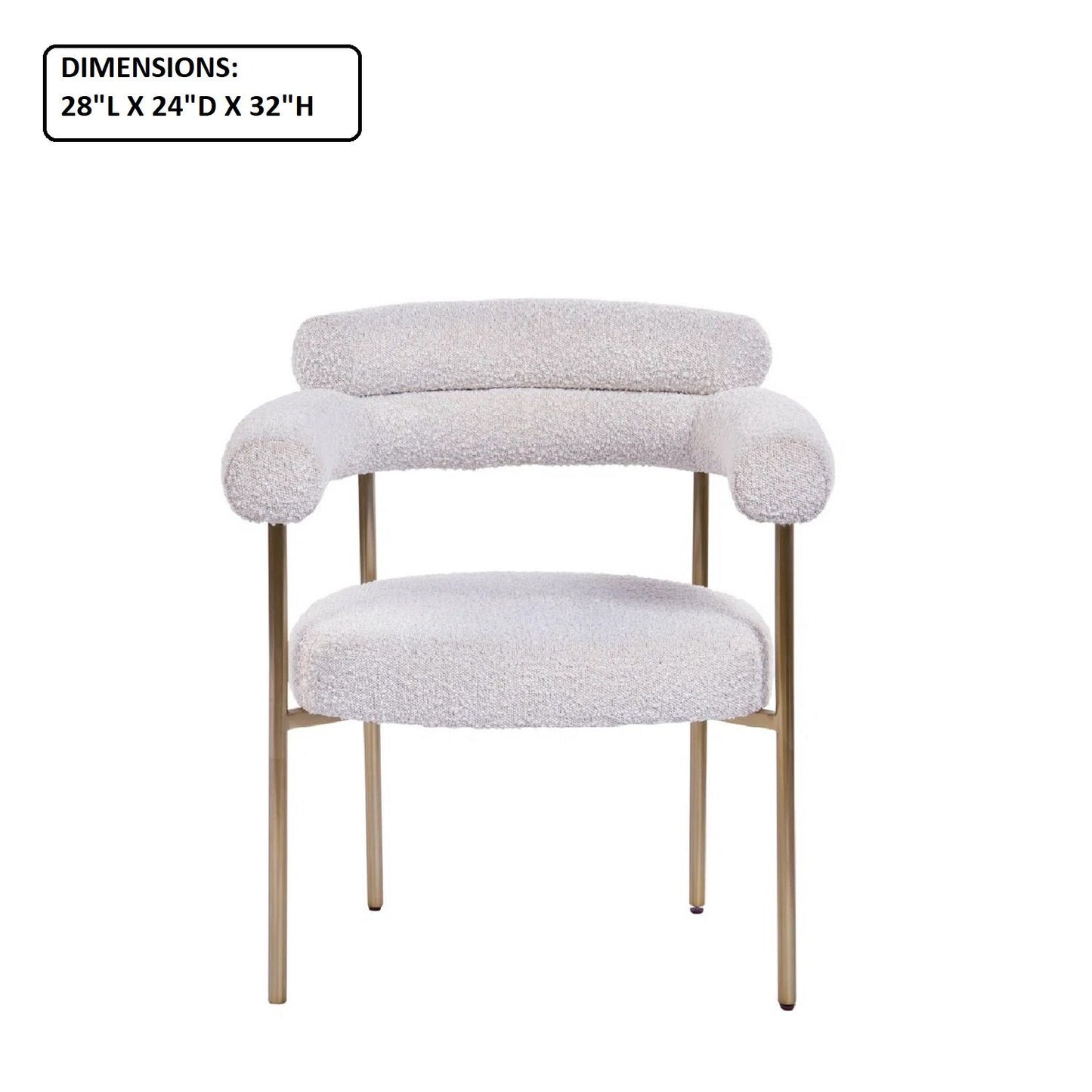 Dining Chairs With Armrests (Set of 2)