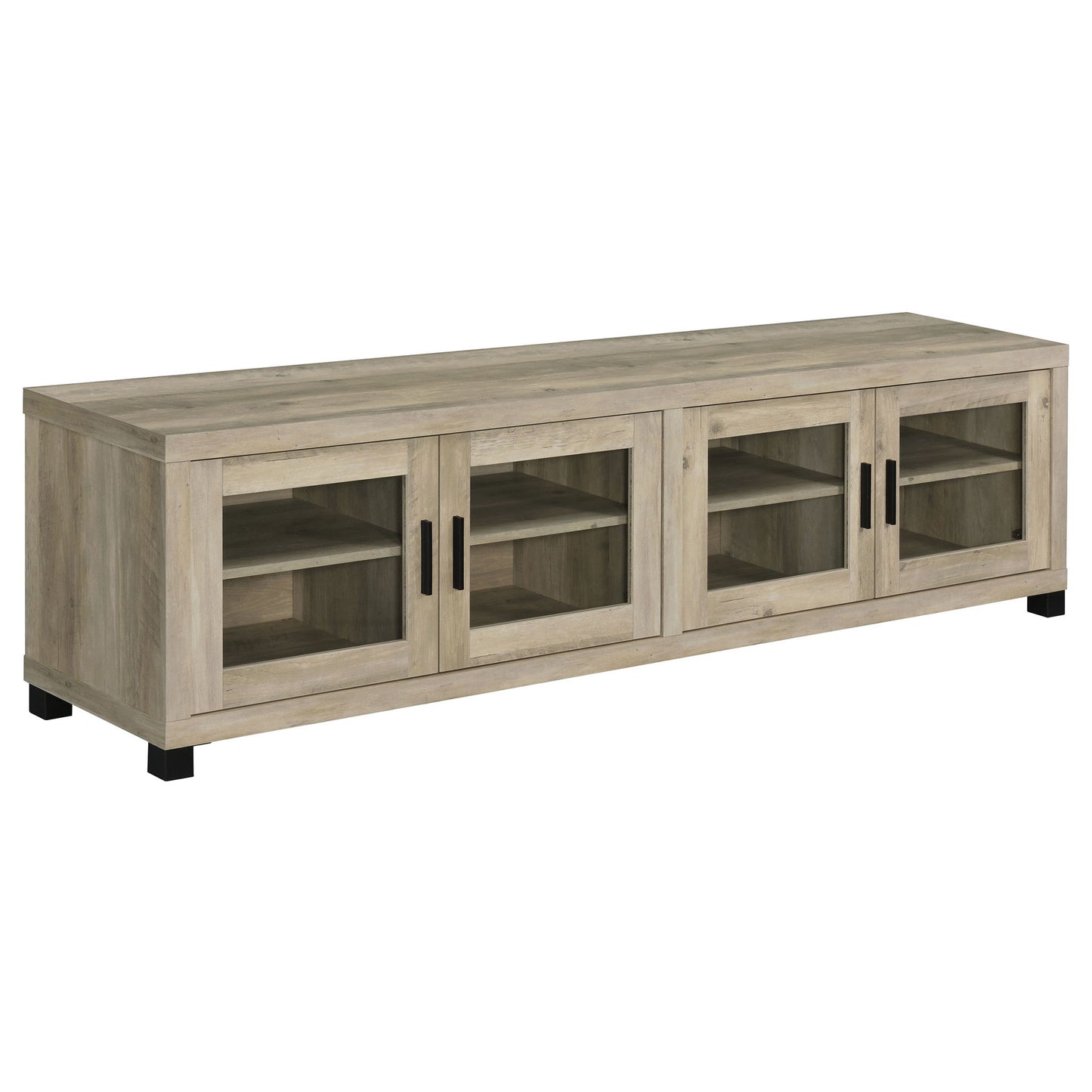 Heron - 4 Door TV Stand With Adjustable Shelving