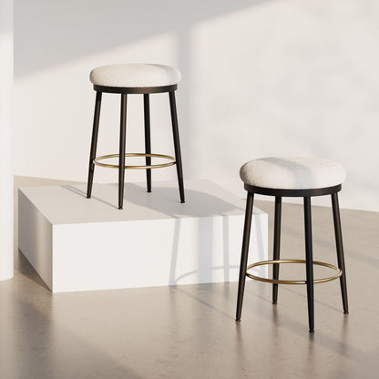 Stylish Design Counter Stools (Set of 2)