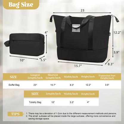 6 Piece Lightweight Hardshell Luggage Set With Double Spinner Wheels, Password Lock