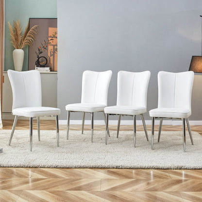 Minimalist Style Minimalist Dining Chairs With Metal Legs