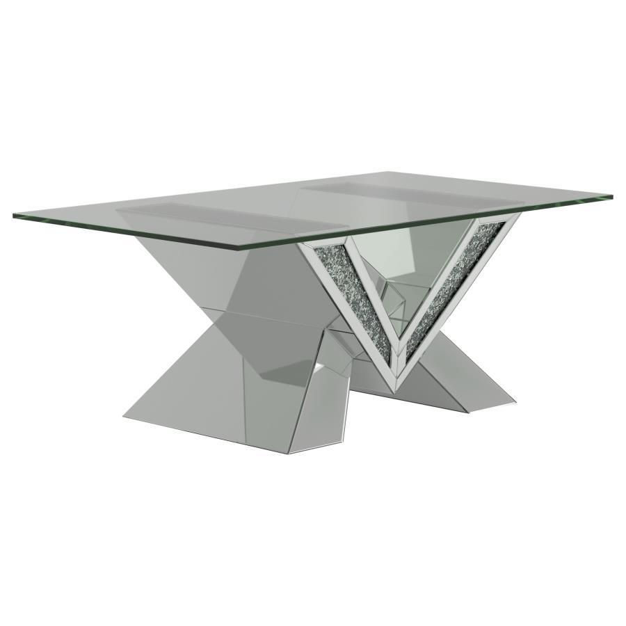 Taffeta - Coffee Table Base, Box 2 of 2 - Silver
