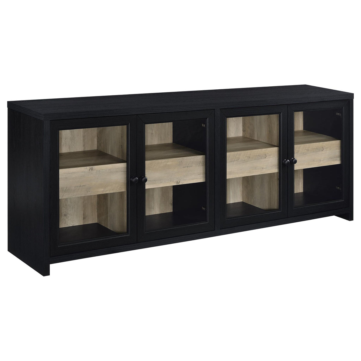 Kennison - 3 Piece Entertainment Center - Black