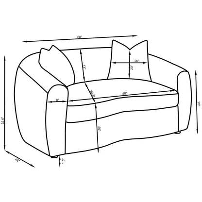 Wilson - Loveseat - Ivory