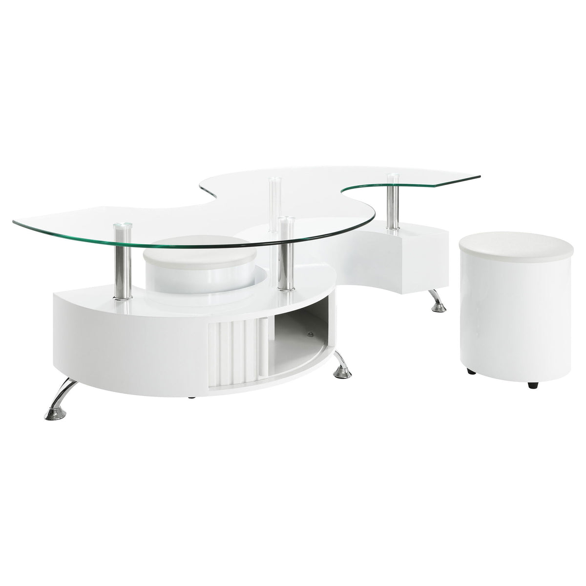 Marley - 3 Piece Coffee Table And Stools Set
