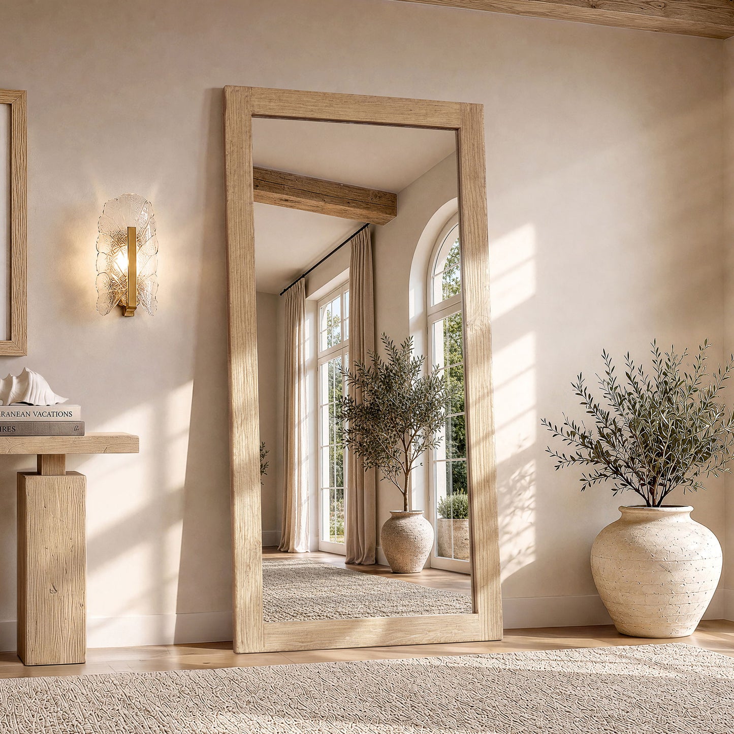 Langford - Full Length Mirror - Light Brown