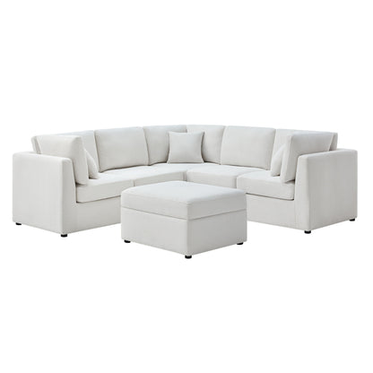 Chauncy - Sectional With Storage Ottoman