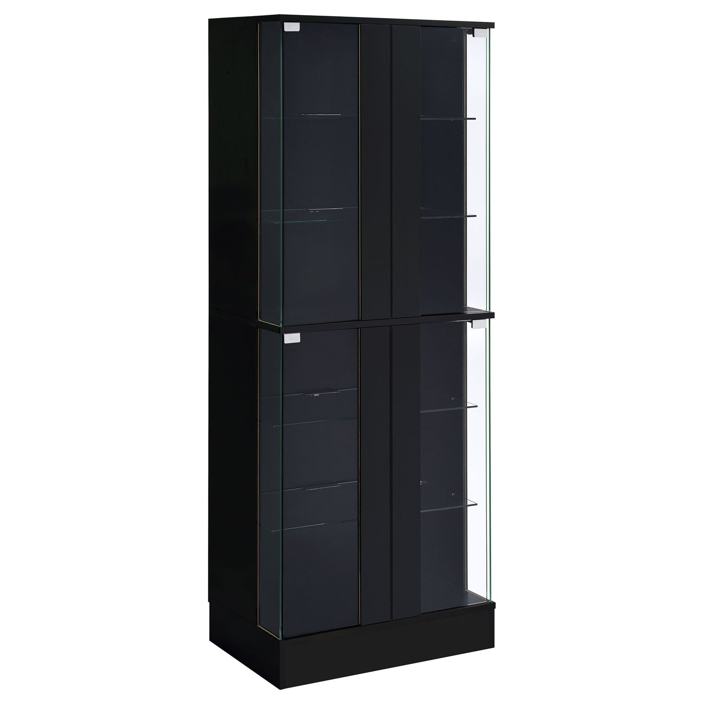 Gilbert - 4 Door LED Curio Display Cabinet