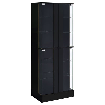 Gilbert - 4 Door LED Curio Display Cabinet