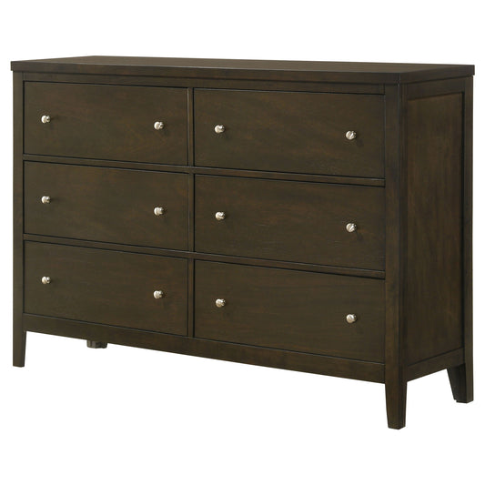 Clement - 6 Drawer Dresser Cabinet - Espresso