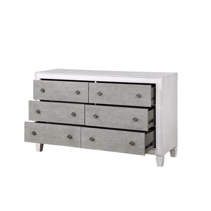 Katia - Dresser - Rustic Gray & White Finish