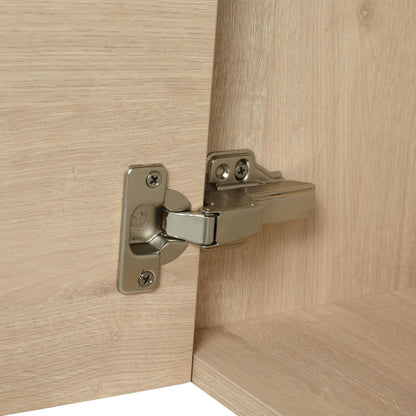 Wall Mounted Bathroom Vanity With Sink, Soft Close Door, Compact Design For Small Bathrooms