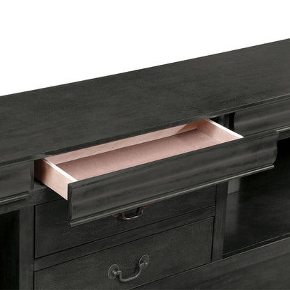 Louis Philippe III - Bed w/Storage