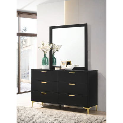 James - 6 Drawer Dresser With Mirror