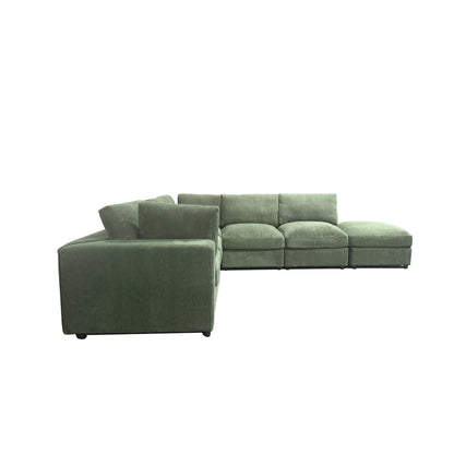 Reversible Modular Sectional Sofa With Custom Configuration