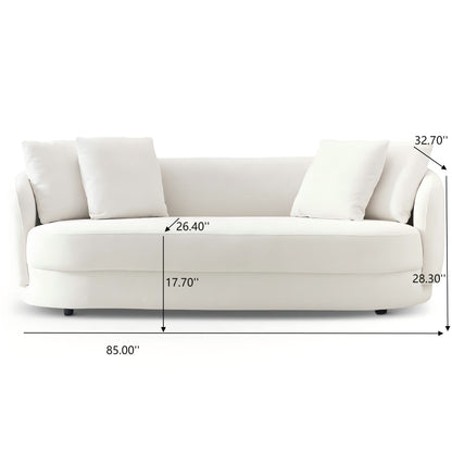 Dylan - Modern French Boucle Sofa