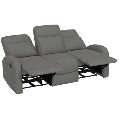 Manual Reclining Sofa With Dual Independent Recliners