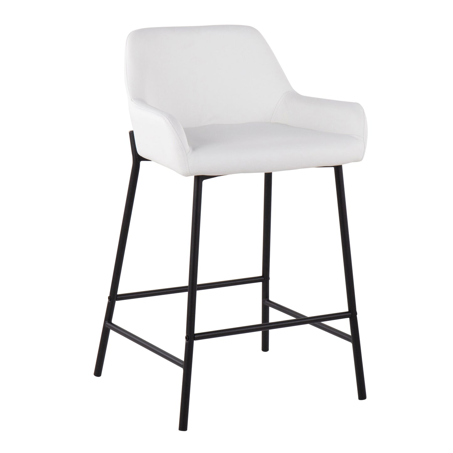 Daniella - Contemporary Fixed Height Counter Stool (Set of 2)