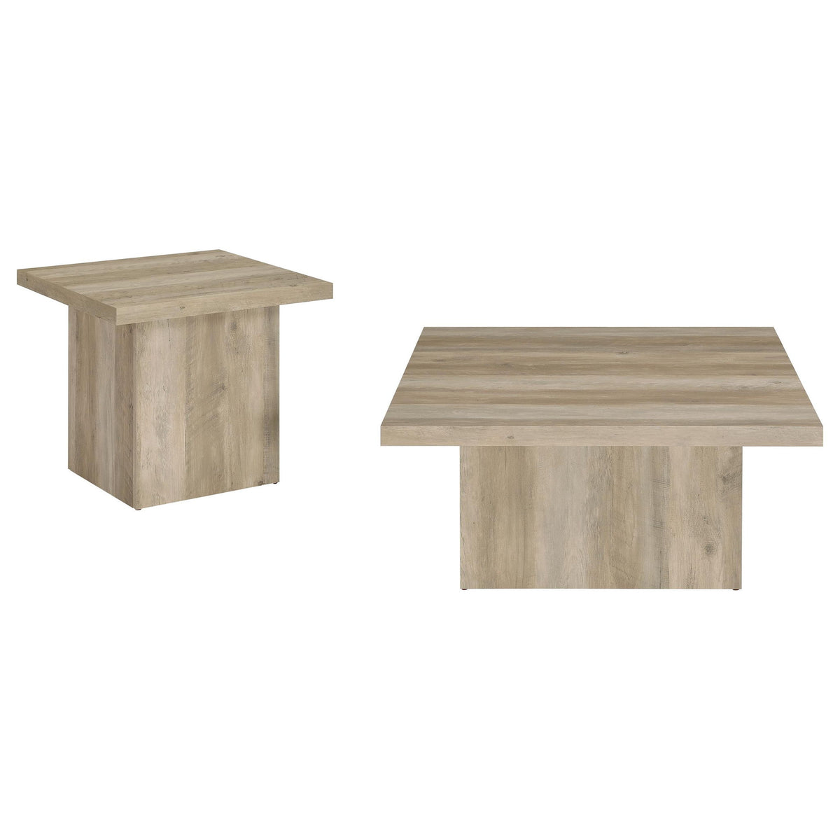 Eldridge - Coffee Table Set With Square Tops