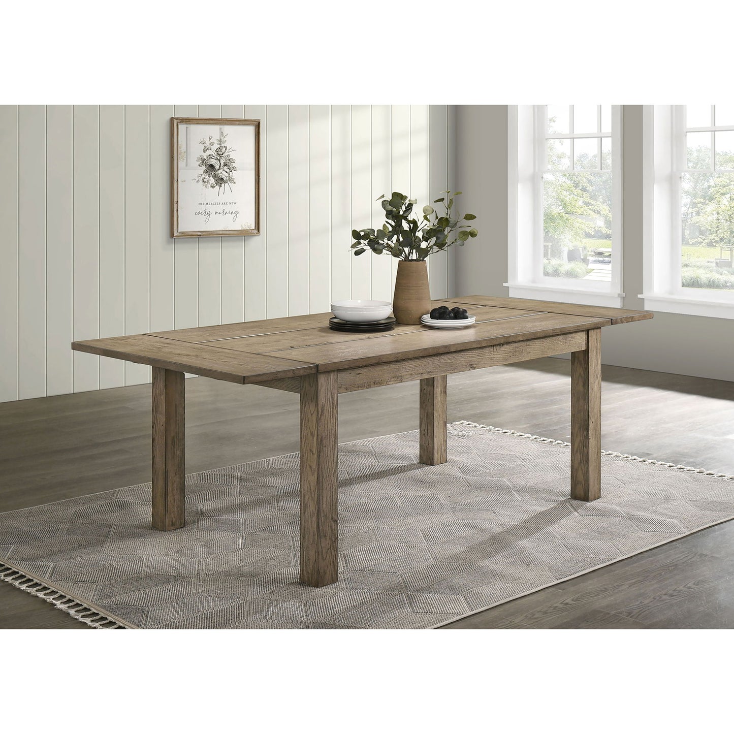 Cressley - Extension Dining Table - Light Oak