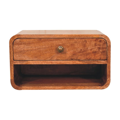 Curve Upper Slot Floating Nightstand