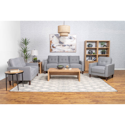 Harvey - Track Arm Tufted Sofa Set
