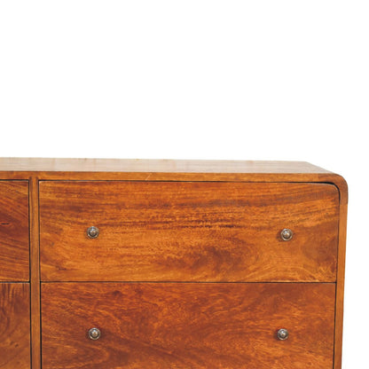 Large Curved Chest - Chestnut