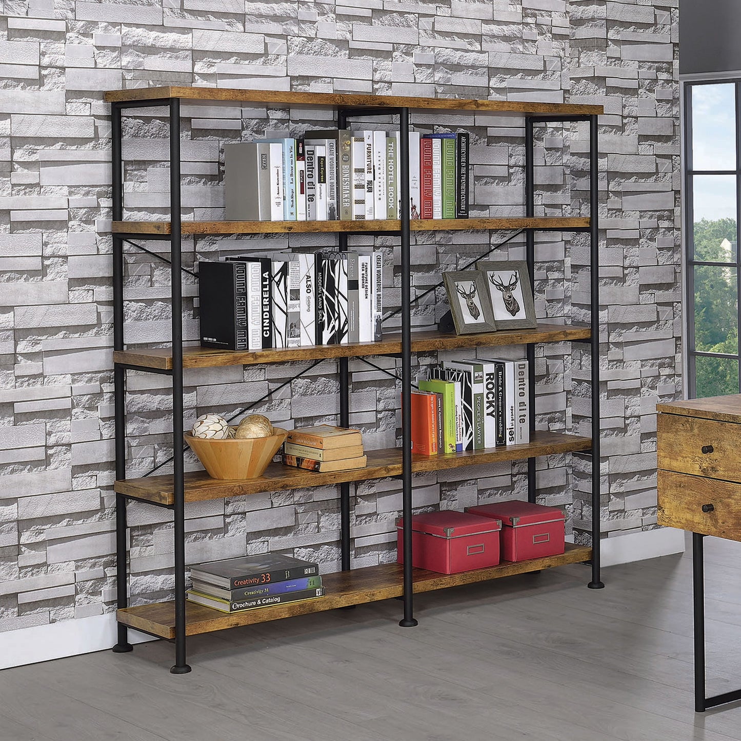 Double Wide Bookcase Shelves