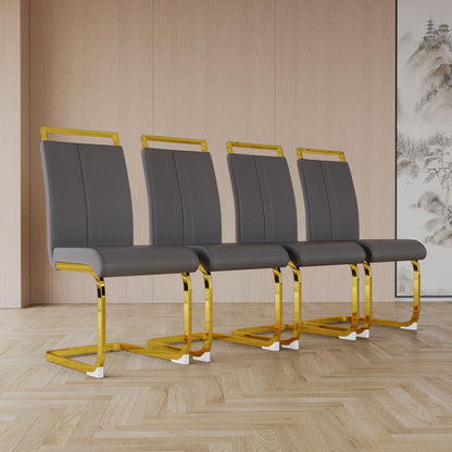 Side Dining Room Chair, Padded Seat High Back